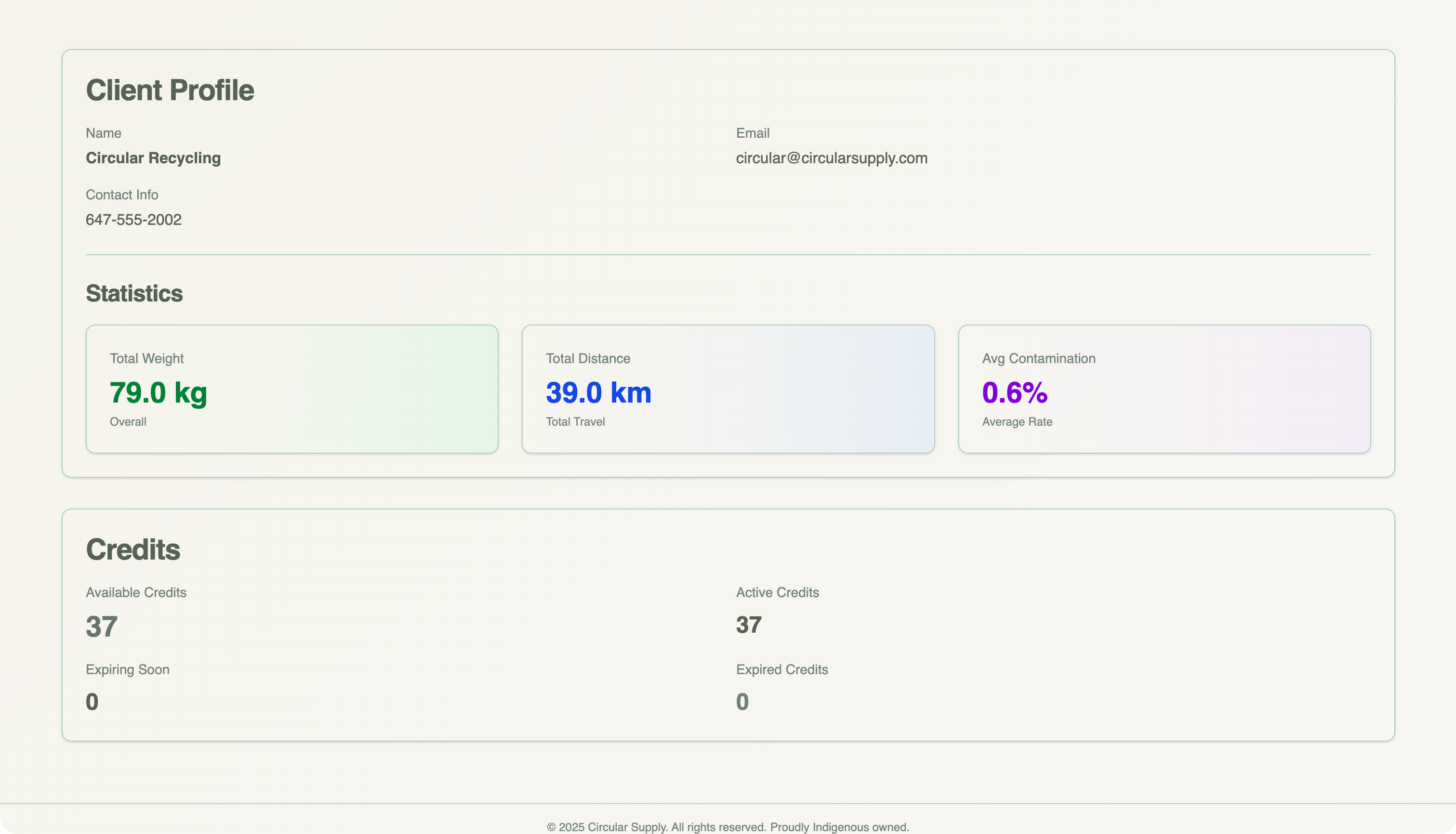 Client portal: credits management and redeem credits